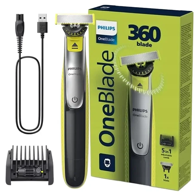 Golarka Philips OneBlade 360 z nasadką 5w1 – promocja w Empiku