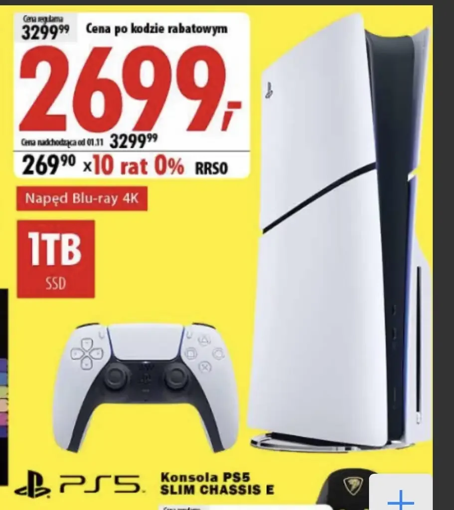 🎮 PlayStation 5 Slim 1TB z napędem w Media Expert (Lubin) – Promocja otwarciowa!