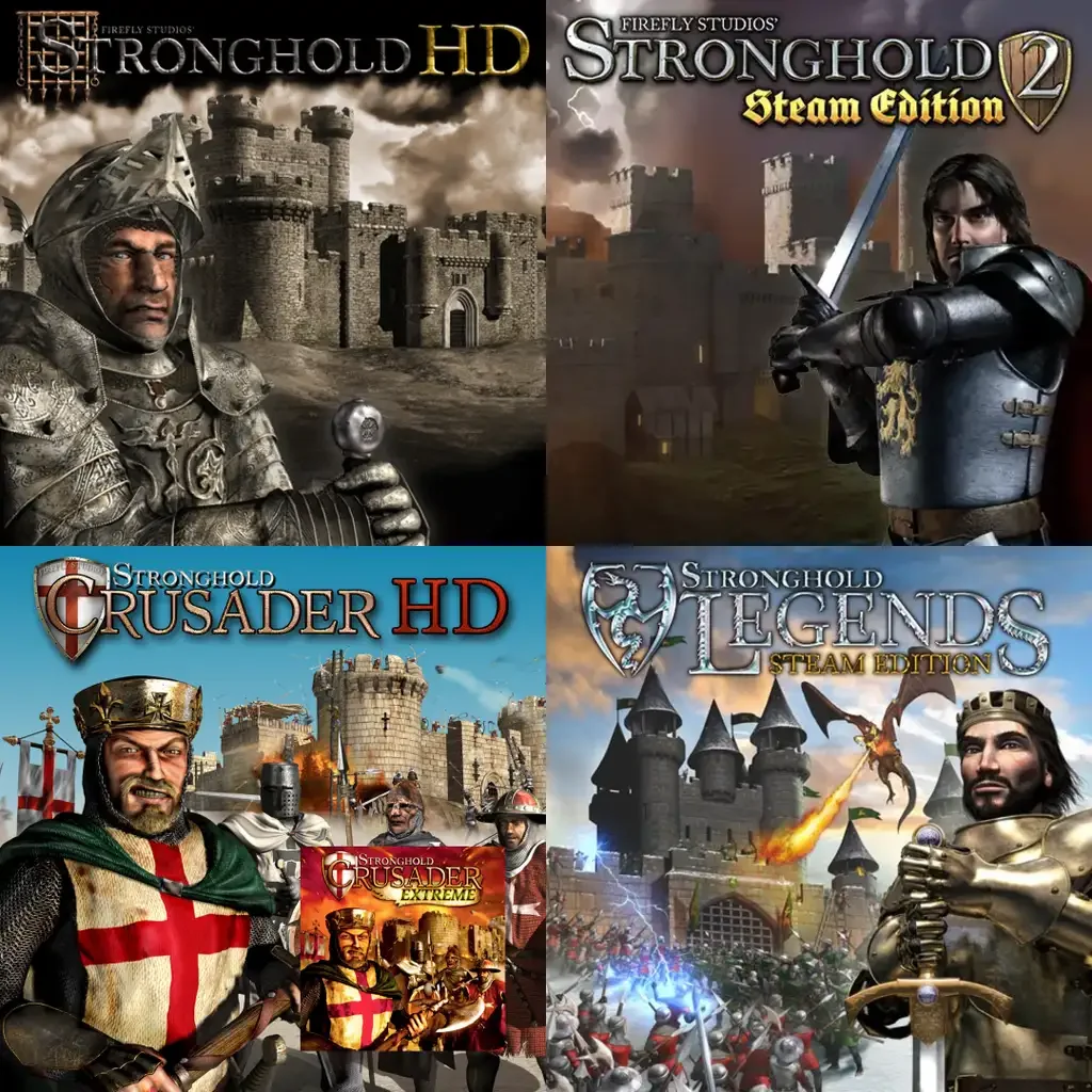 Stronghold Kolekcja 5 Gier (PC, Steam) - Stronghold HD, Stronghold 2 Steam Ed., Stronghold Crusader HD + Crusader Extreme, Legends Steam Ed.
