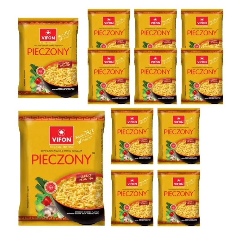 Vifon Zupa Błyskawiczna Złoty Kurczak Łagodna 70 g x12 (Erli)