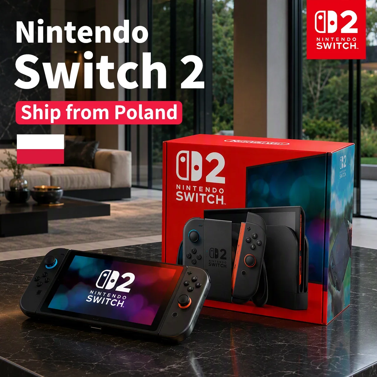 Nintendo Switch 2 Standard Edition (EU Plug) na AliExpress za 1752,62 zł