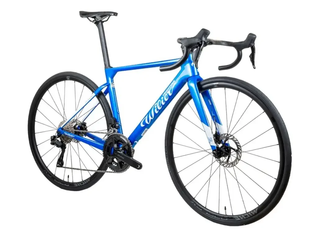Rower szosowy aero Wilier Filante SL / Shimano 105 Di2 / karbon / koła Miche Reflex DX / czysty kokpit / waga ~8.5kg (2521,03€)