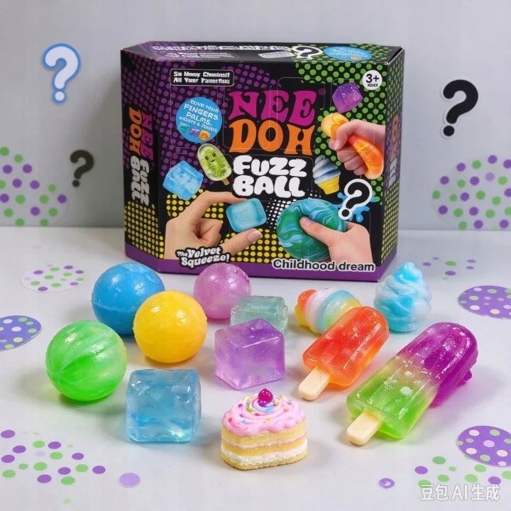 Kalendarz adwentowy z gniotkami Squishy – zabawka dla dzieci