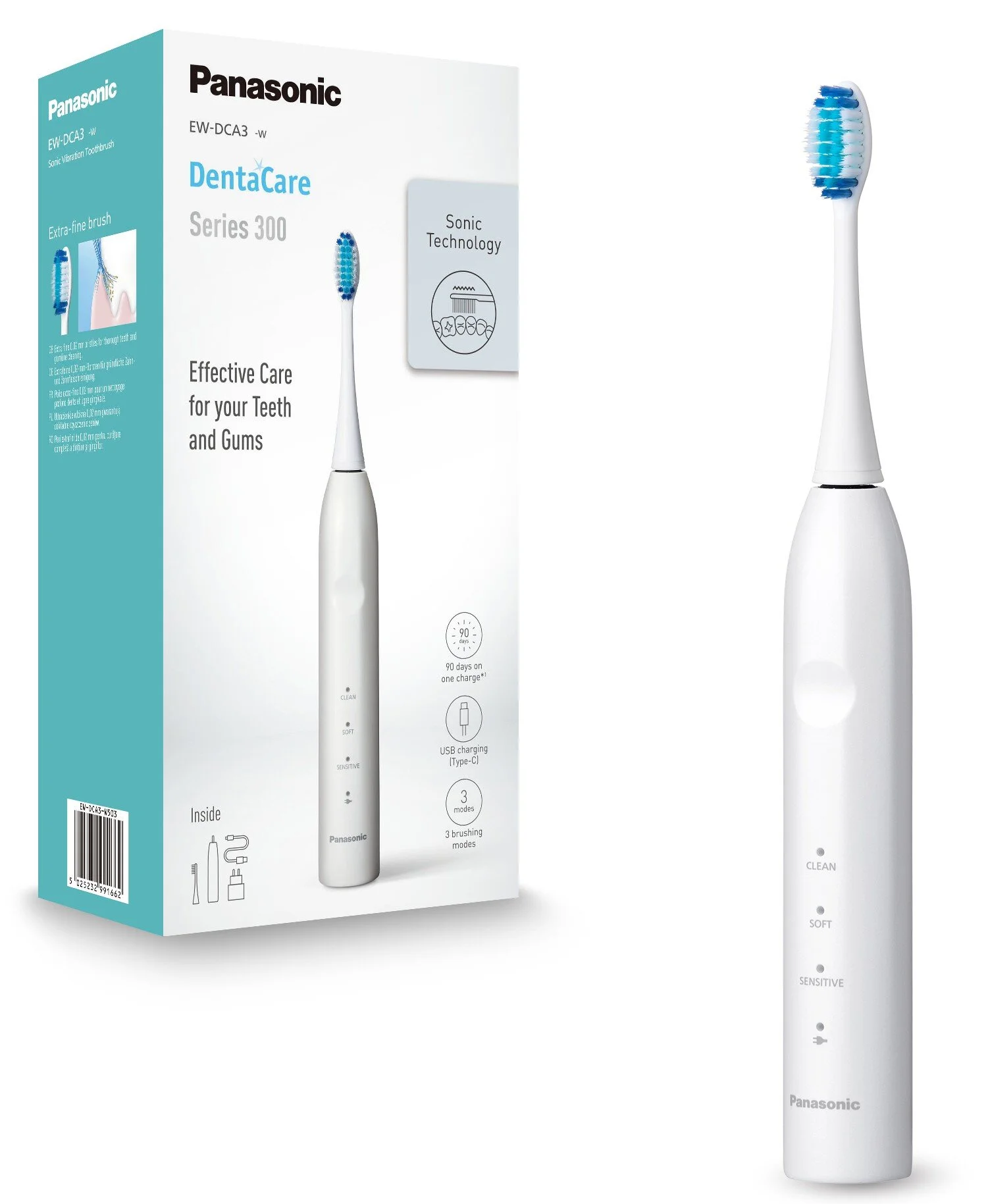 Soniczna szczoteczka Panasonic EW-DCA3-W503 (biała)