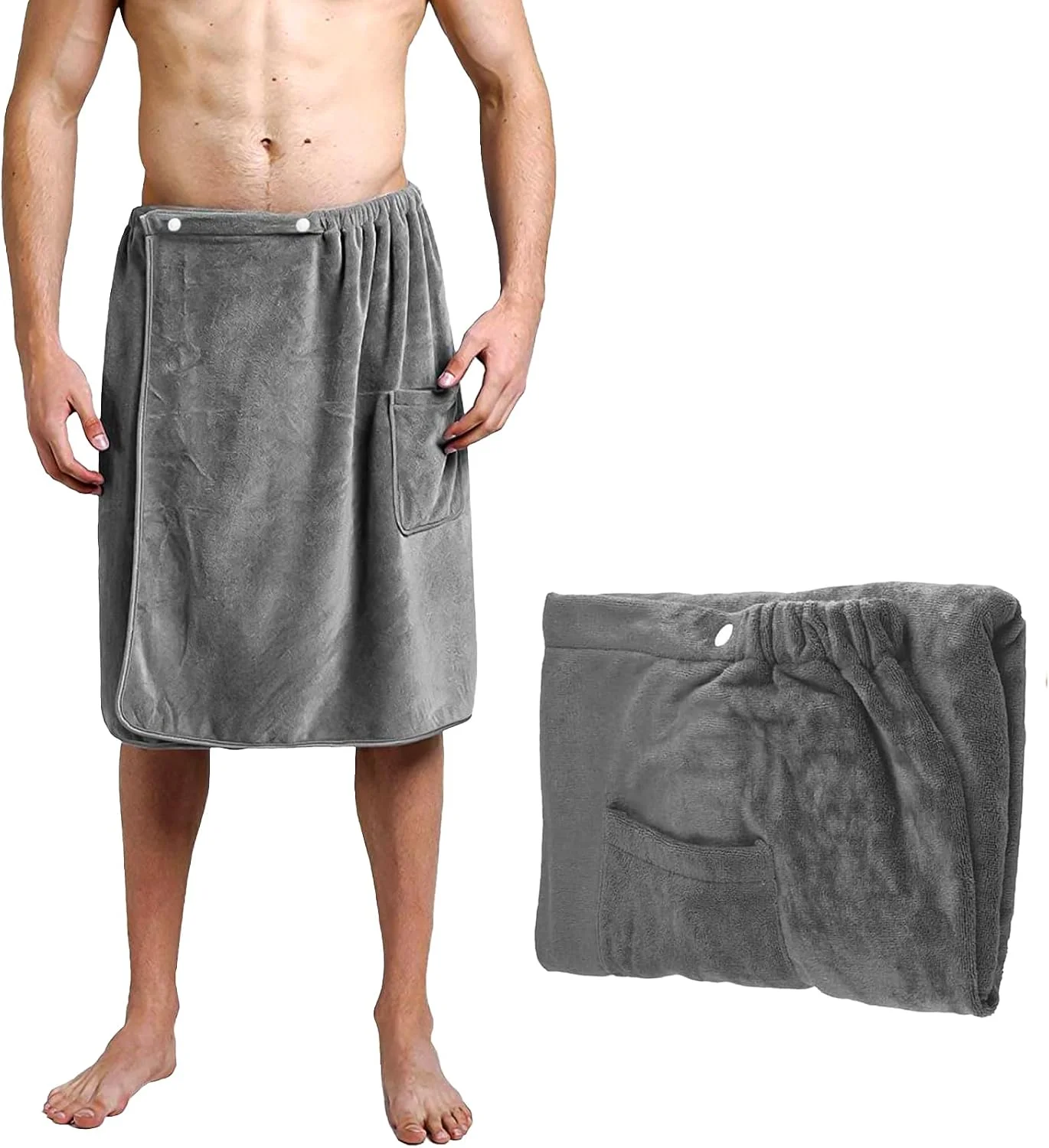 Męski kilt do sauny VIBINHO 70x140 cm na Amazon.pl