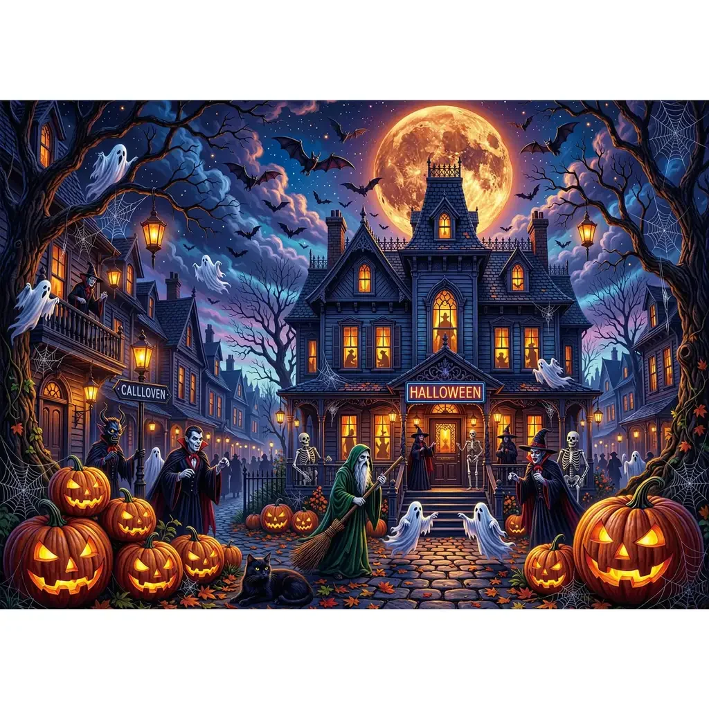 Puzzle 1000 elementów z motywami Halloween od 15,98 zł na Amazon.pl