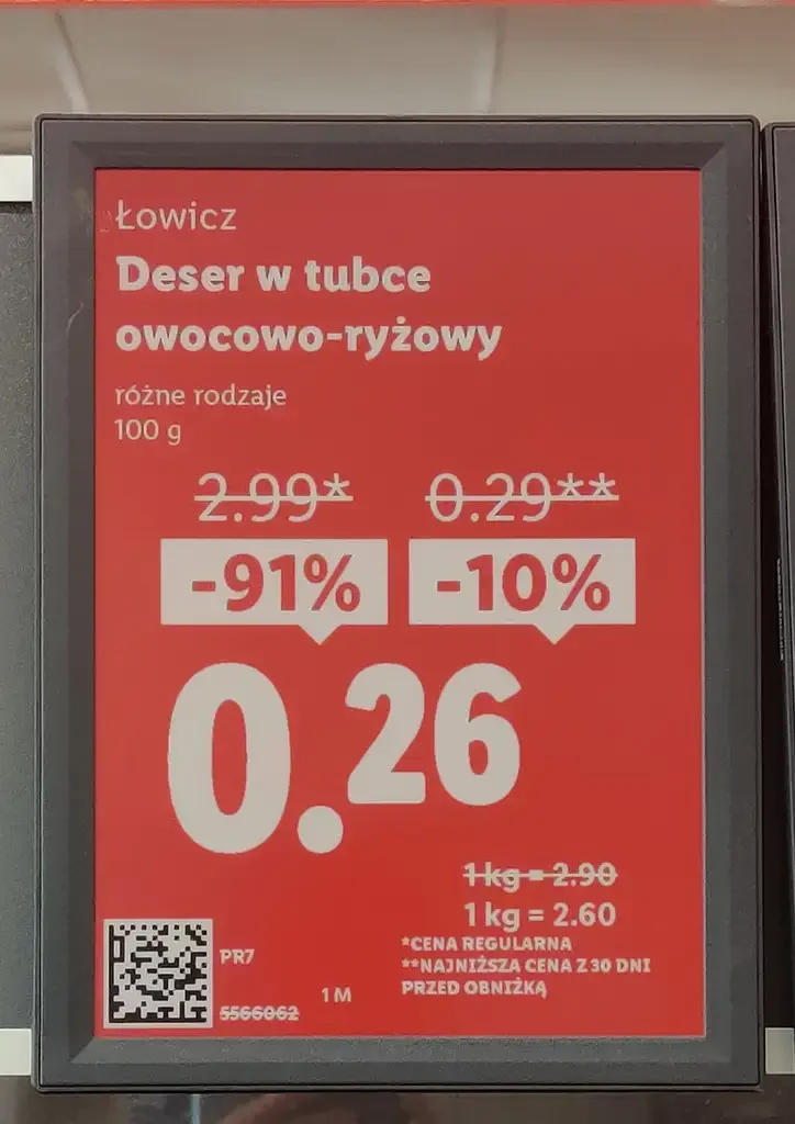 Deser w tubce Łowicz – smakowite owocowo-ryżowe przyjemności w Lidlu!