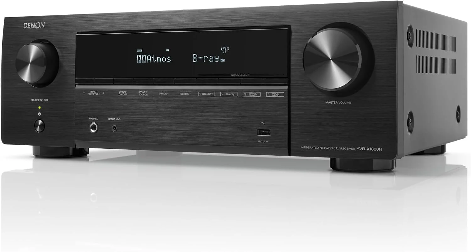 Amplituner Denon AVR-X1800H 7.2, 8K, Dolby Atmos/DTS:X
