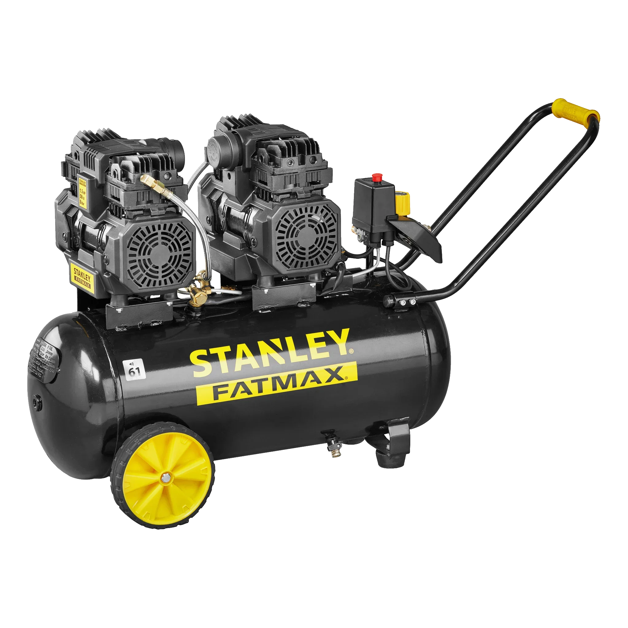 Kompresor bezolejowy Stanley Fatmax 50 l, 2200 W, 61 dB